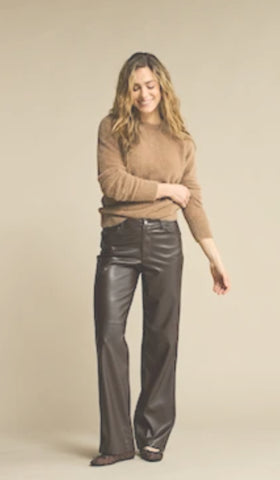 4627 Colette Faux Leather Trouser
