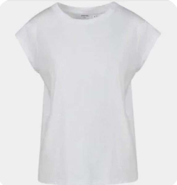 262 1246 White Metalic Tee