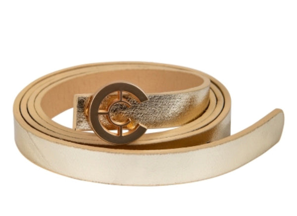 262 9401 Metalic Gold  Belt
