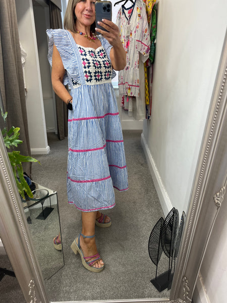 323 Pinstripe Dress