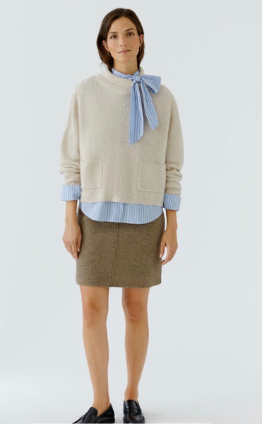 99956 Wool Short Skirt