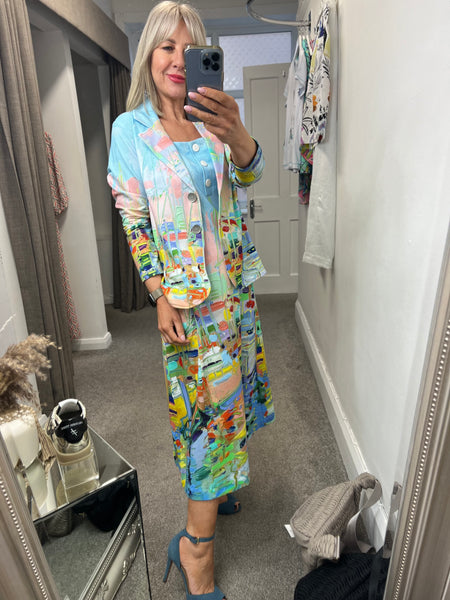 25734 Marina Print Dress
