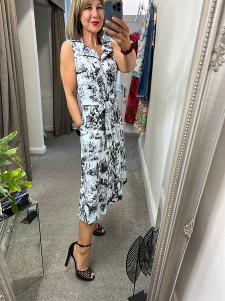 26112 Toile Circle Dress