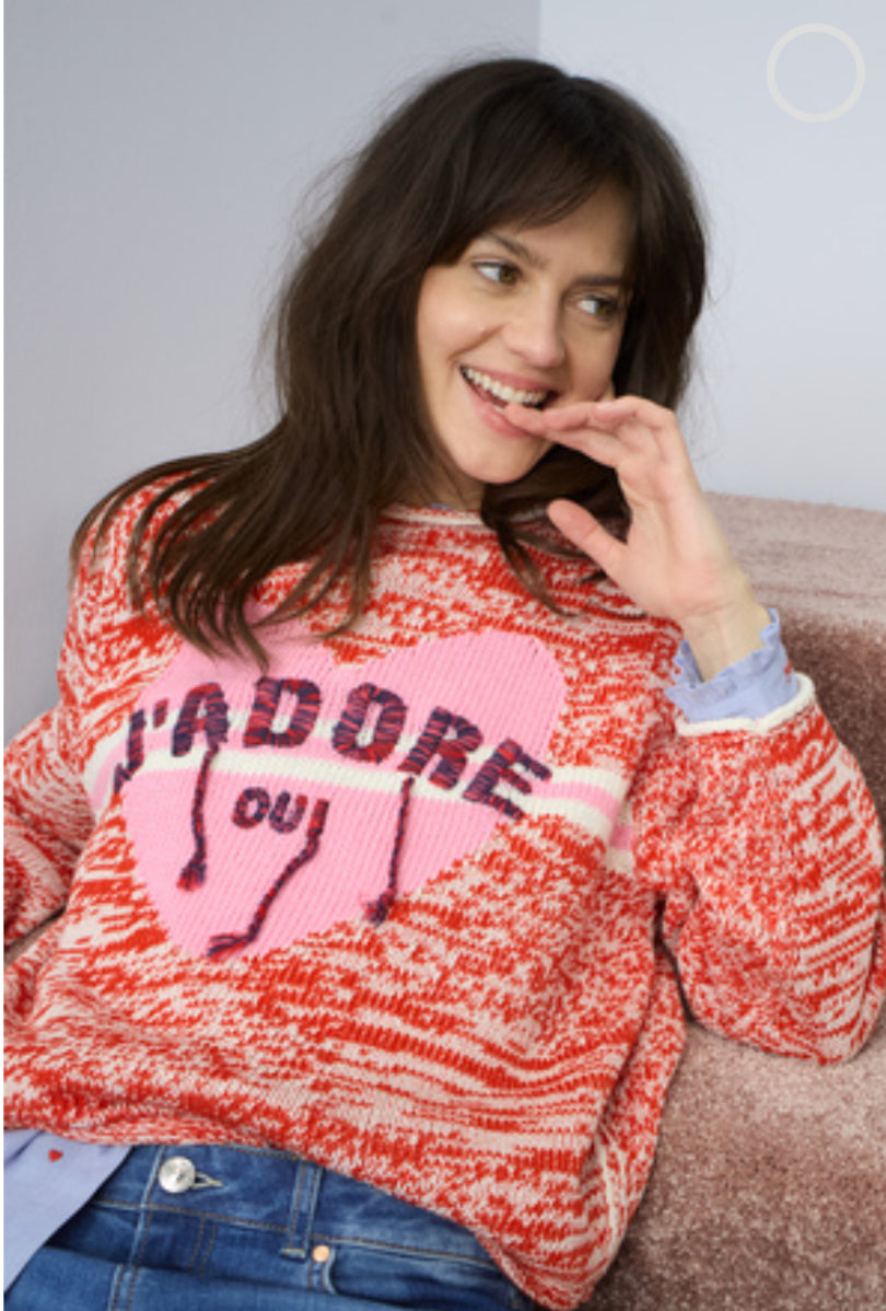 96112 Red Jadore Sweater