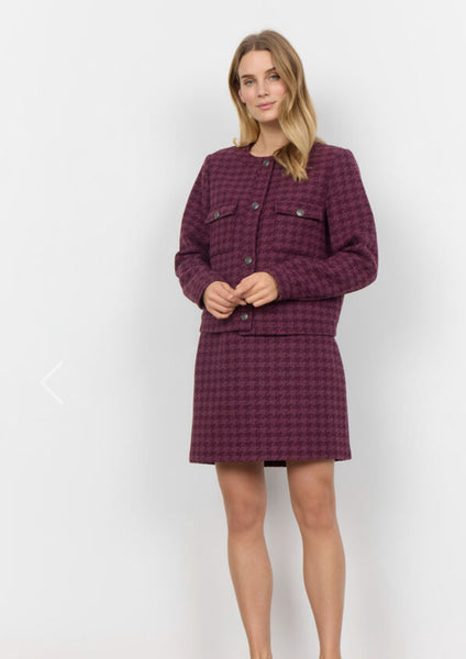 40838 Checked Skirt