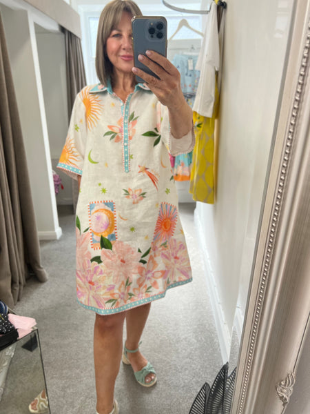 Amara Mini Dress Azure