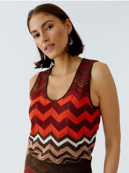 97567 Knit Zig Zag Vest