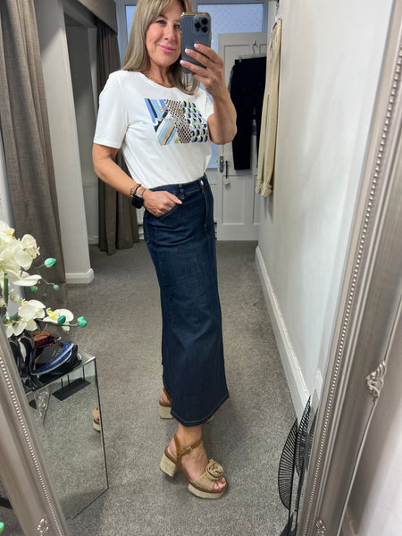 9478 Denim Skirt