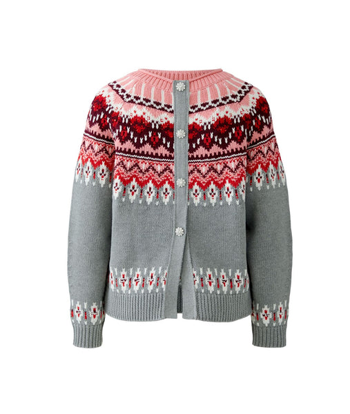 94622 Nordic Grey/Red Sweater