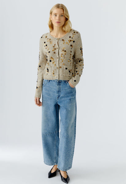 90797 Camel Knit Cardigan