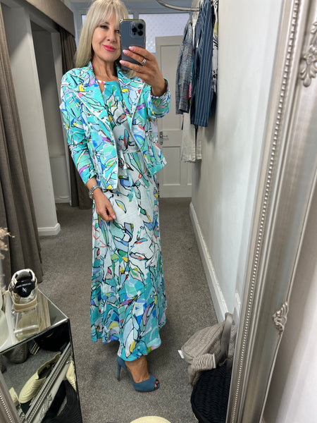 25616 Abstract Dress Midi