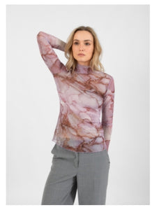 244 1422 sheer mesh top
