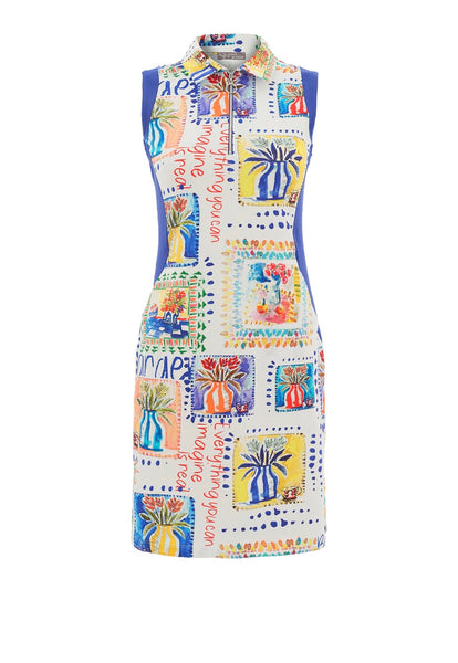26629 Jersey Bright Vase Patterned Blazer