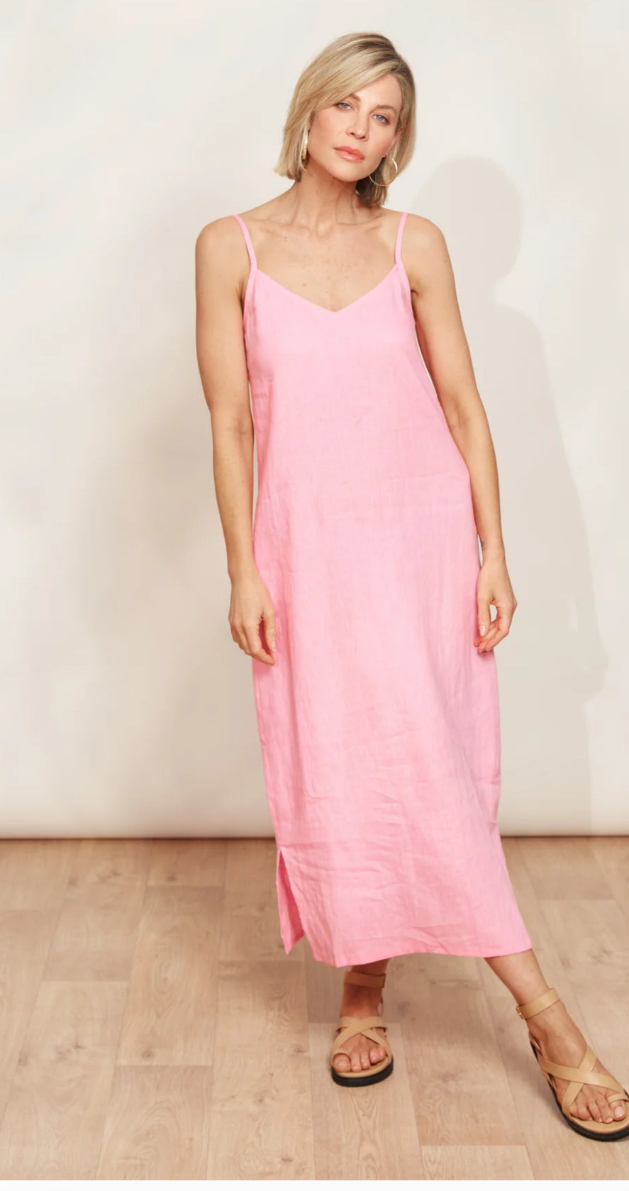 Sojoim Strappy Linen Dress
