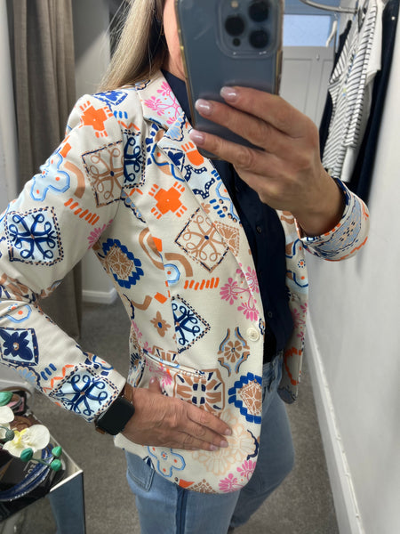 Kate B Printed Blazer