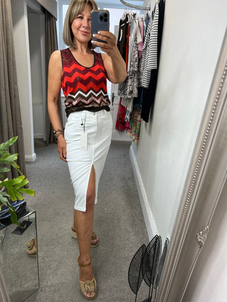 97567 Knit Zig Zag Vest