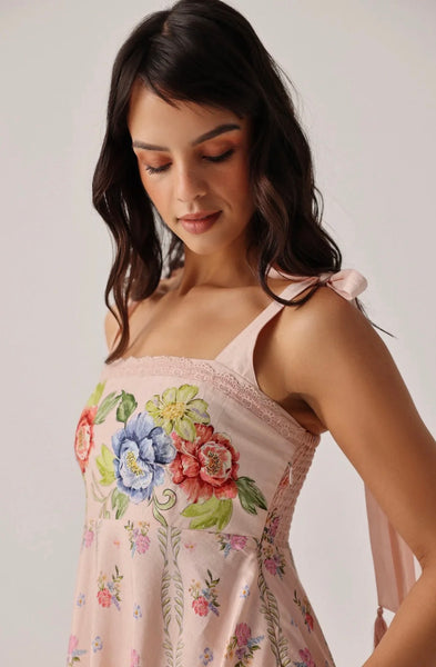 Nora Midi Dress Bloom
