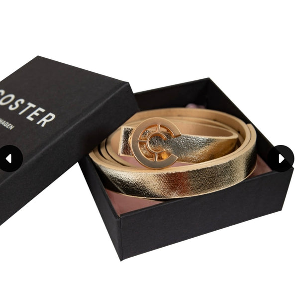 262 9401 Metalic Gold  Belt