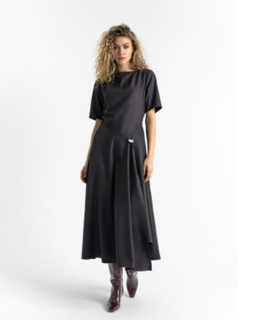 255 5506 Draped Dress