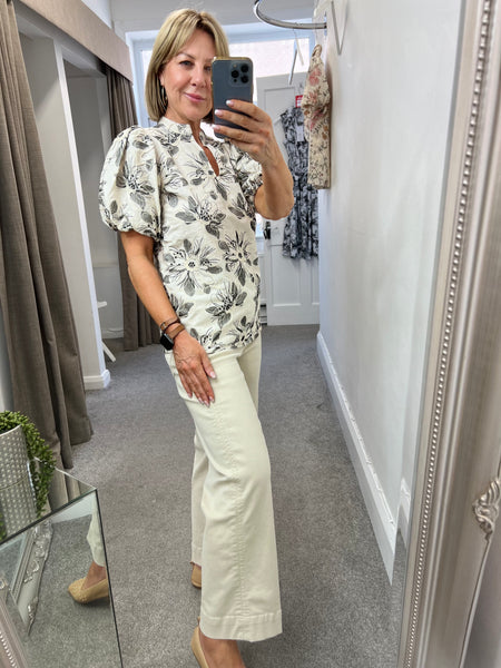 41829 Blouse Off White