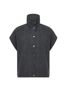 27279 Zip Gilet Grey