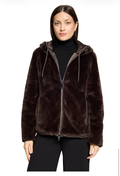 7124 Reversible Faux Fur Coat