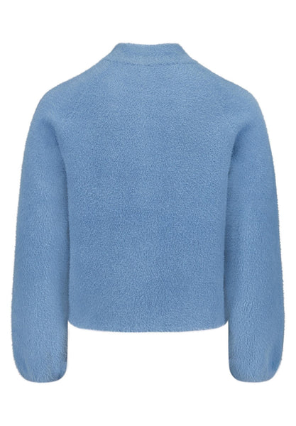 5497 Dual Zip Cardigan Pale Blue
