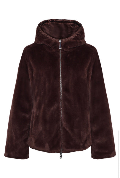 7124 Reversible Faux Fur Coat