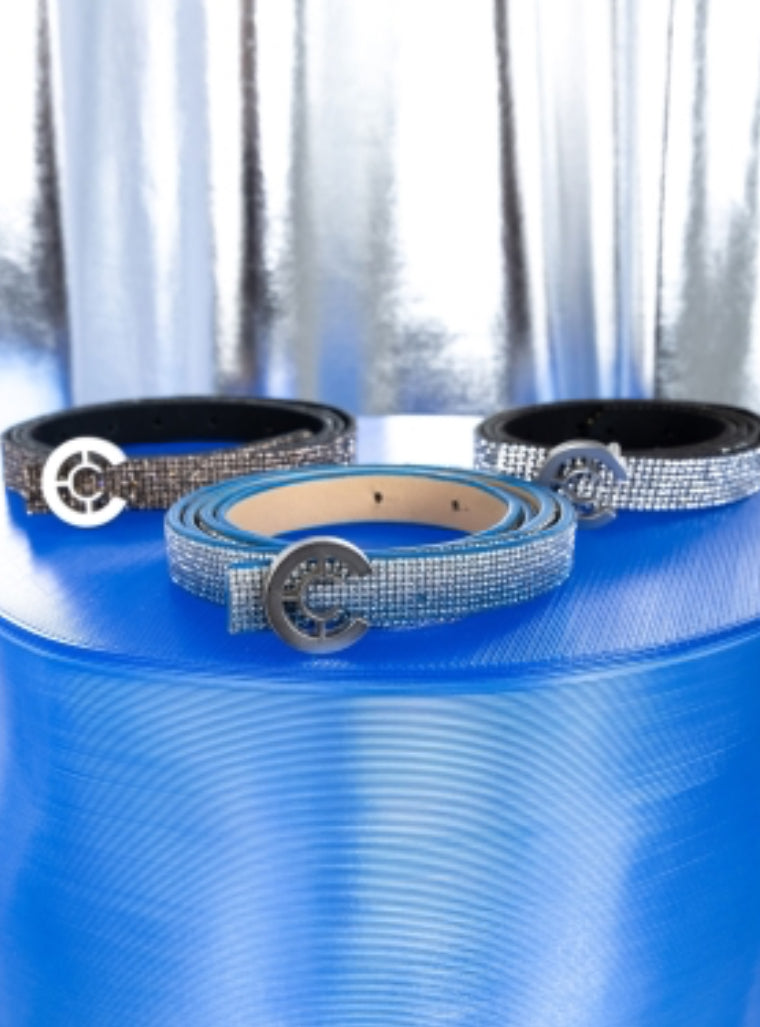 255 9501 Rhinestone Belt