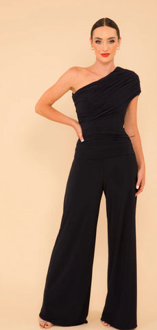 Rhodium Navy Jumpsuit