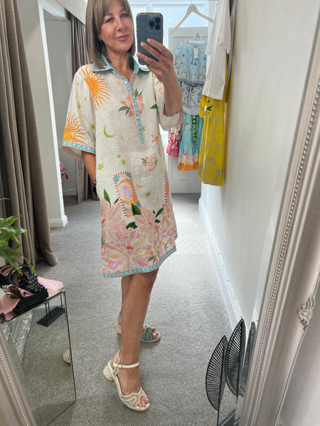 Amara Mini Dress Azure