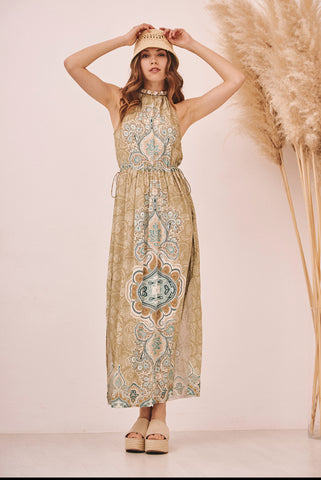 Pilku Halter Neck Dress