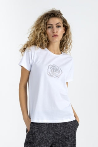 255 1567 T.Shirt with Rhinestones