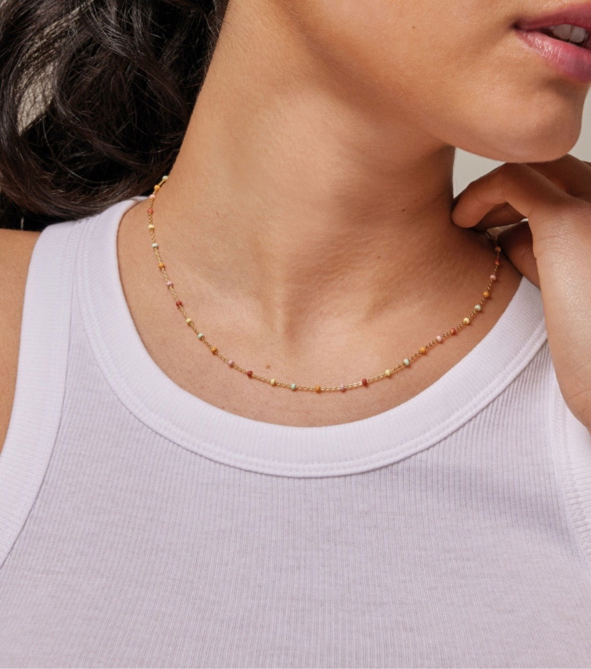 N55 Lola Beaded  Necklace