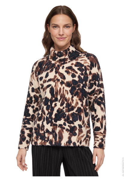 5531 Jumper Cowl Neck Longer Length