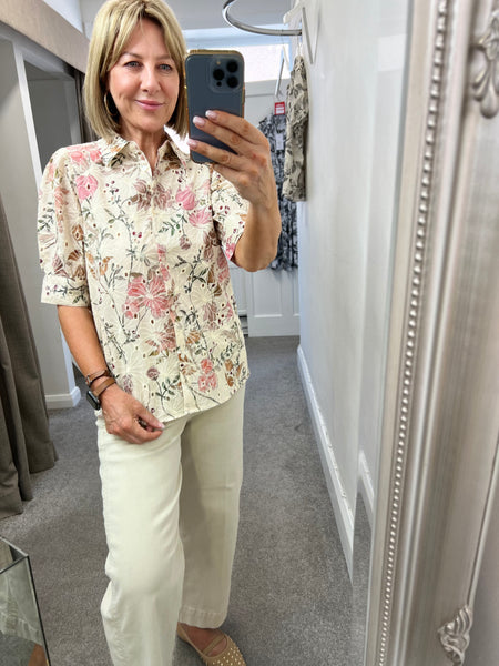 41827 Blouse Floral