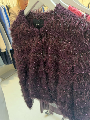 95696 - Feather & Sequin Jacket