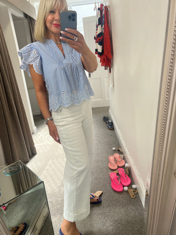 Madrid Striped Blouse