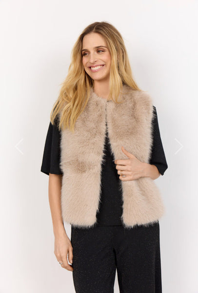 41492 Gilet Faux Fur