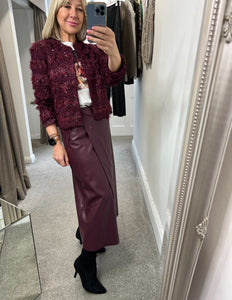 95696 - Feather & Sequin Jacket