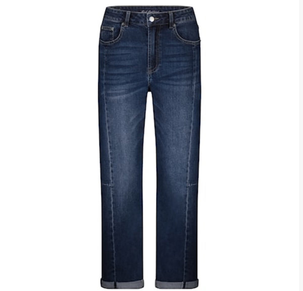 4600 Caitlin Barrel Leg inspired Jean Dark Stone