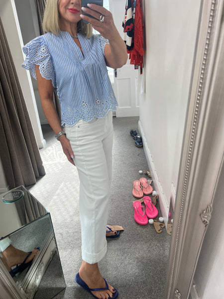 Madrid Striped Blouse